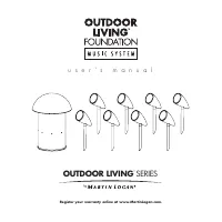 MartinLogan ODFS81SYS