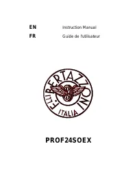 Bertazzoni PROF24SOEX