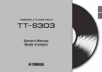 Yamaha TT-S303BL