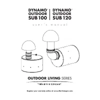 MartinLogan ODSUB100