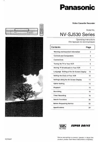 Panasonic NV-SJ530EU(AU)