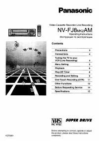 Panasonic NV-FJ8MK2AM