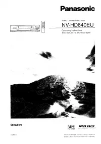 Panasonic NV-HD640EU