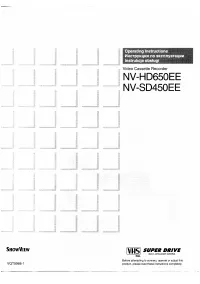 Panasonic NV-HD650EE_NV-SD450EE