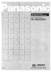 Panasonic NV-SD420EU