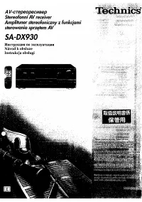 Panasonic SA-DX930
