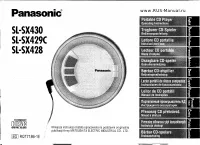 Panasonic SL-SX430