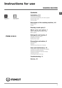Indesit PWSE 6128S