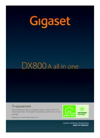 Siemens Gigaset DX800A