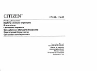 Citizen CX-80