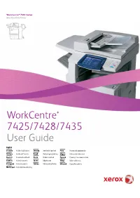 Xerox WorkCentre 7425 / 7428 / 7435