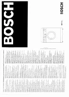 Bosch WFF 1200 / WFF 1201