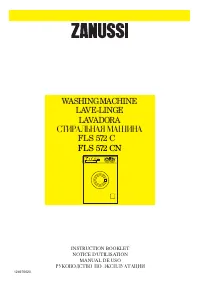 Zanussi FLS 572 C(CN)