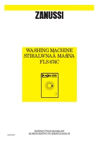 Zanussi FLS 674C