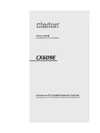 Clarion CX609E