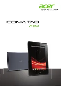 Acer Iconia Tab A110