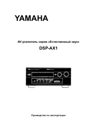 Yamaha DSP-AX1