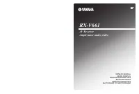 Yamaha RX-V661