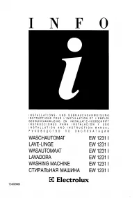 Electrolux EW 1231 I