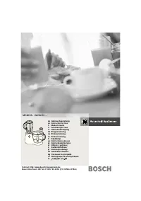 Bosch MCM 5181