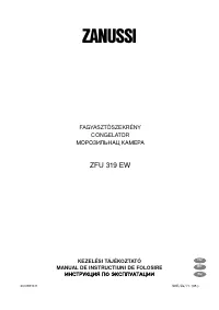 Zanussi ZFU 319 EW