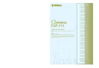 Yamaha CLP-115 Clavinova