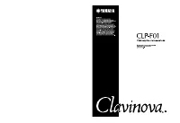 Yamaha CLP-F01 Clavinova