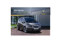 Opel Meriva 2012 - MY 12.0