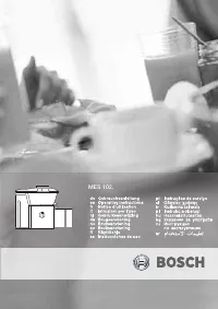 Bosch MES 1020