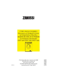 Zanussi ZWF 1026