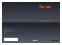 Siemens Gigaset S795