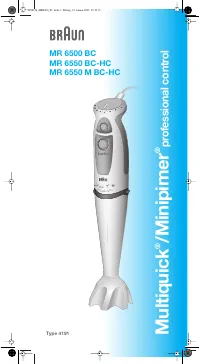 Braun MR6550 HC M BC