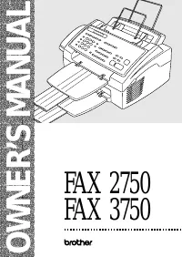 Brother FAX 2750 ч.1