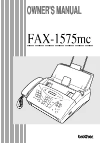 Brother FAX-1575mc ч.1