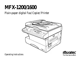 Brother MFX-1200 ч.1