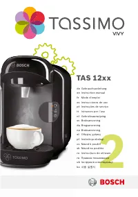 Bosch TAS 1201 Tassimo