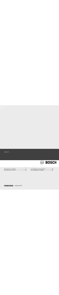Bosch NKC845P14