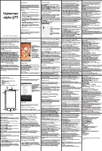 HIGHSCREEN Alpha GTX