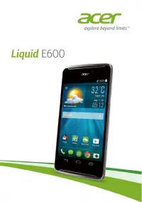 Acer Liquid E600