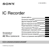 Sony ICD-UX200