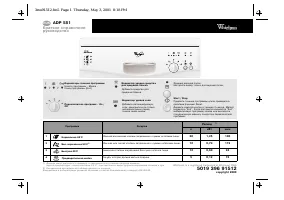 Whirlpool ADP 581