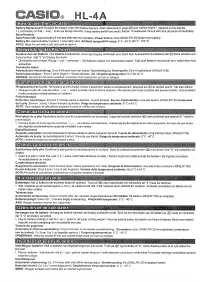 Casio HL-4A