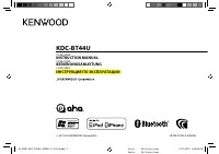 Kenwood KDC-BT44U 