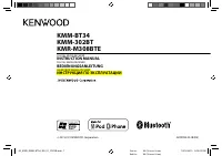 Kenwood KMM-BT34 
