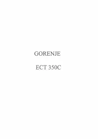 Gorenje ECT 350 C