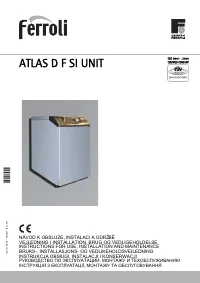 Ferroli Atlas D F SI UNIT