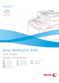 Xerox WorkCentre 6505
