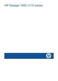 HP DeskJet 1000 J110a