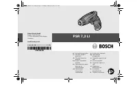 Bosch PSR 7 2 LI
