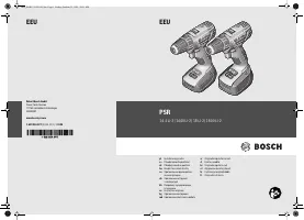 Bosch PSR 1440 LI 2 1 5Ah x2